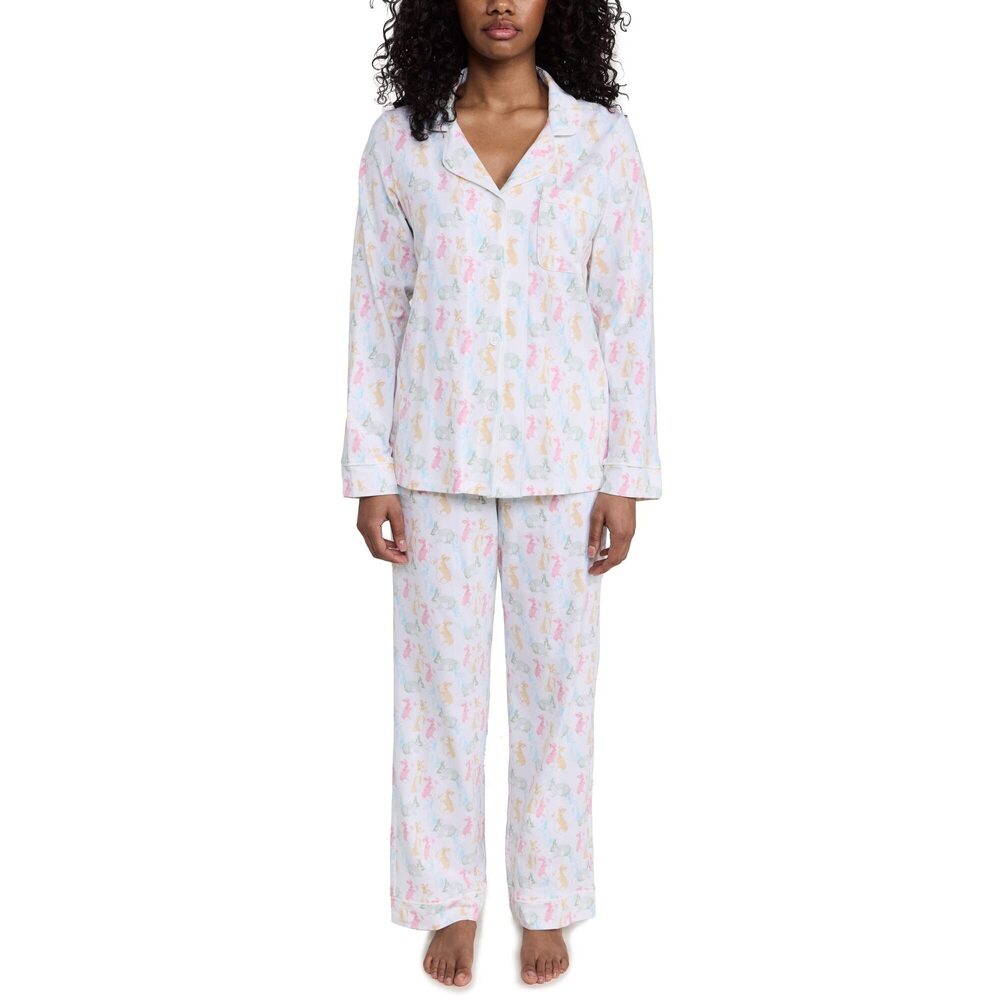 Bedhead PJs Long Sleeve Classic PJ Set Cotton Tail XL (US 16)